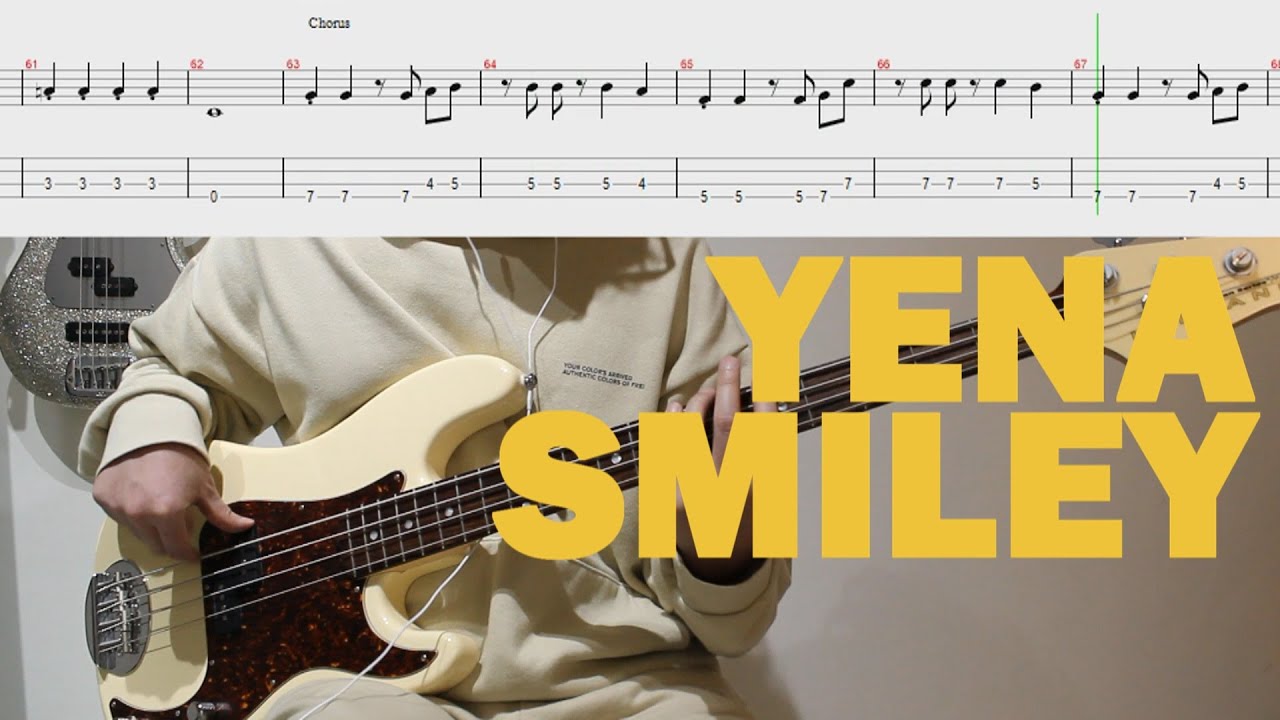 YENA - SMILEY BASS TAB / BASS COVER / 베이스 악보