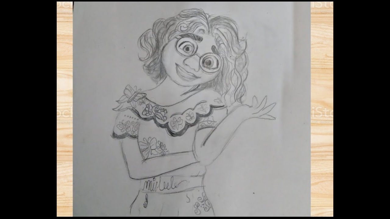 How to draw Mirabel from encanto / easy drawing #disney #encanto #drawing