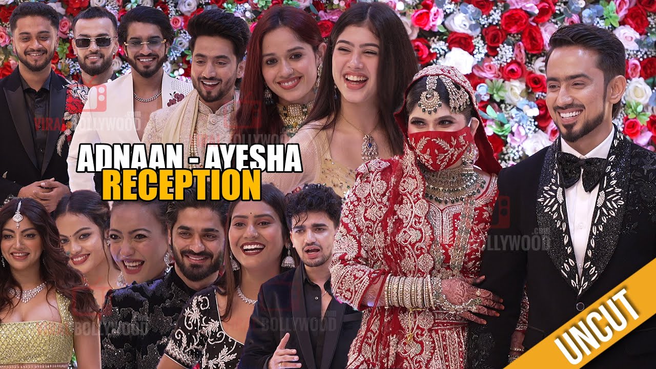 UNCUT - Adnaan Shaikh - Ayesha | Grand Wedding Reception | Star-studded Walima | Full Coverage