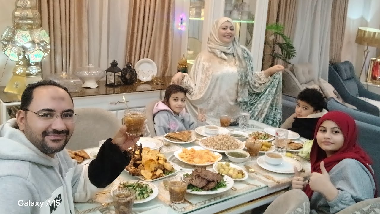 سفره رابع يوم رمضان واستعدادي  للمفاجاه ال استنها كتير اوي ياتري هتشركوني فيها هتغيرالمود والشقه