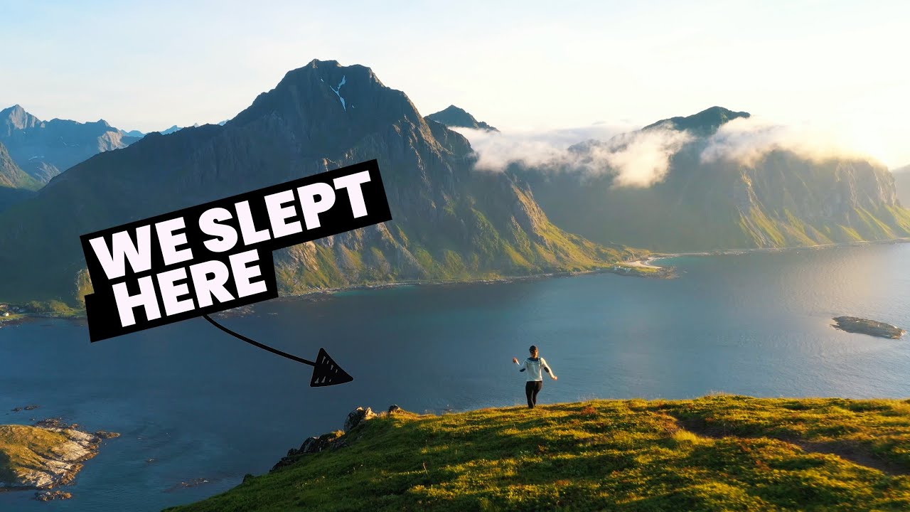 We drove 4000 km to sleep on this mountain! (Vanlife in Lofoten, Norway)