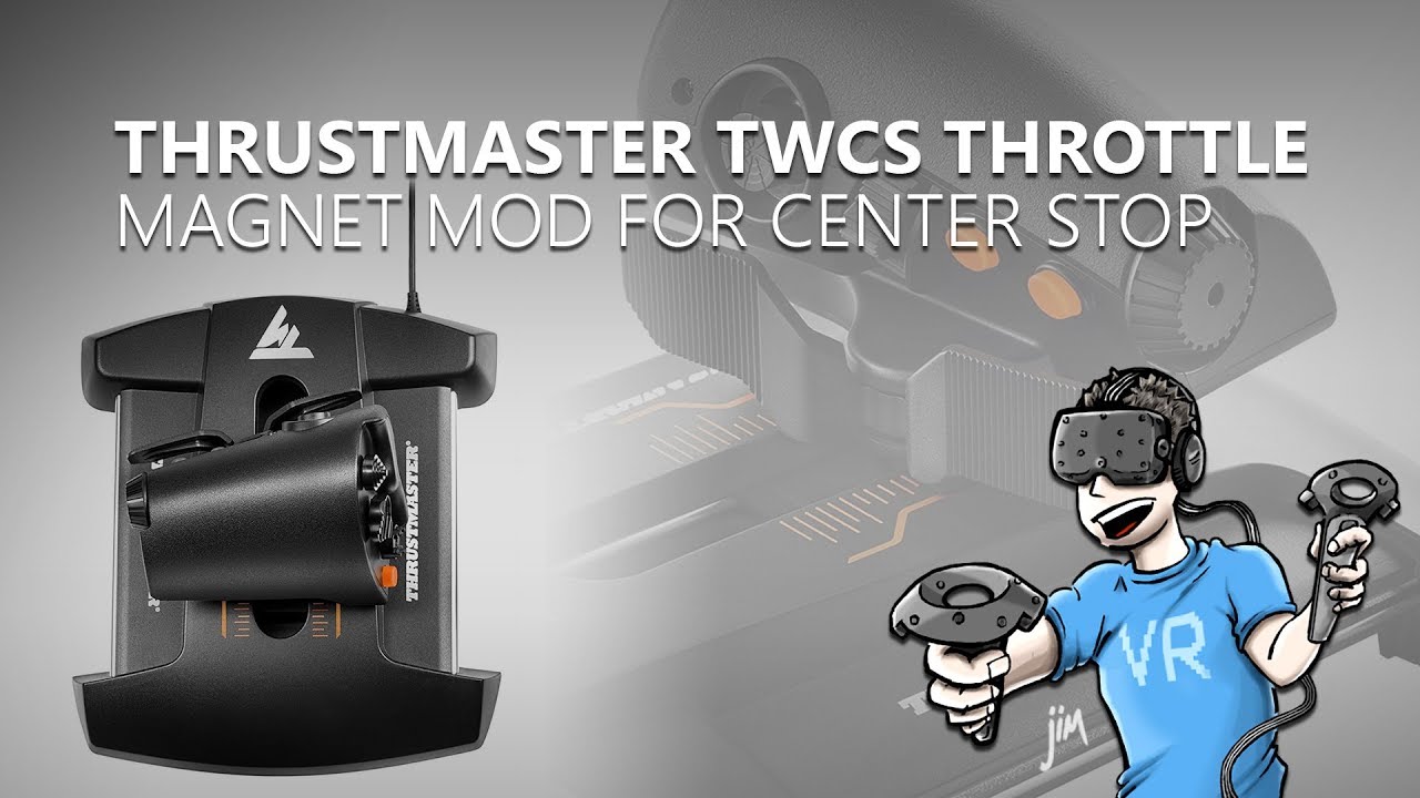 Elite Dangerous | Adding a Center Stop to Thrustmaster TWCS Throttle