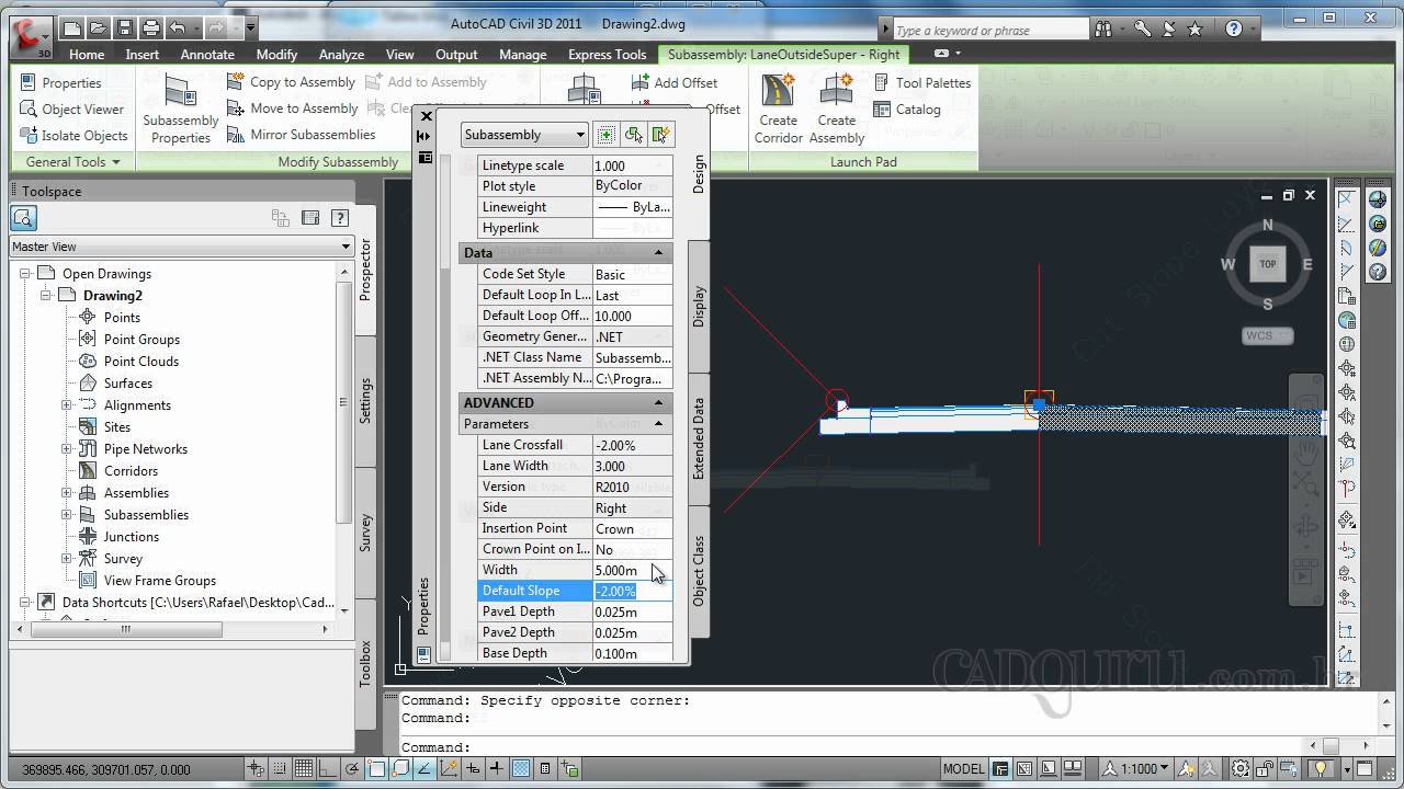 Criando uma Assembly - Curso AutoCAD Civil 3D - Aula 6.3 - cadguru