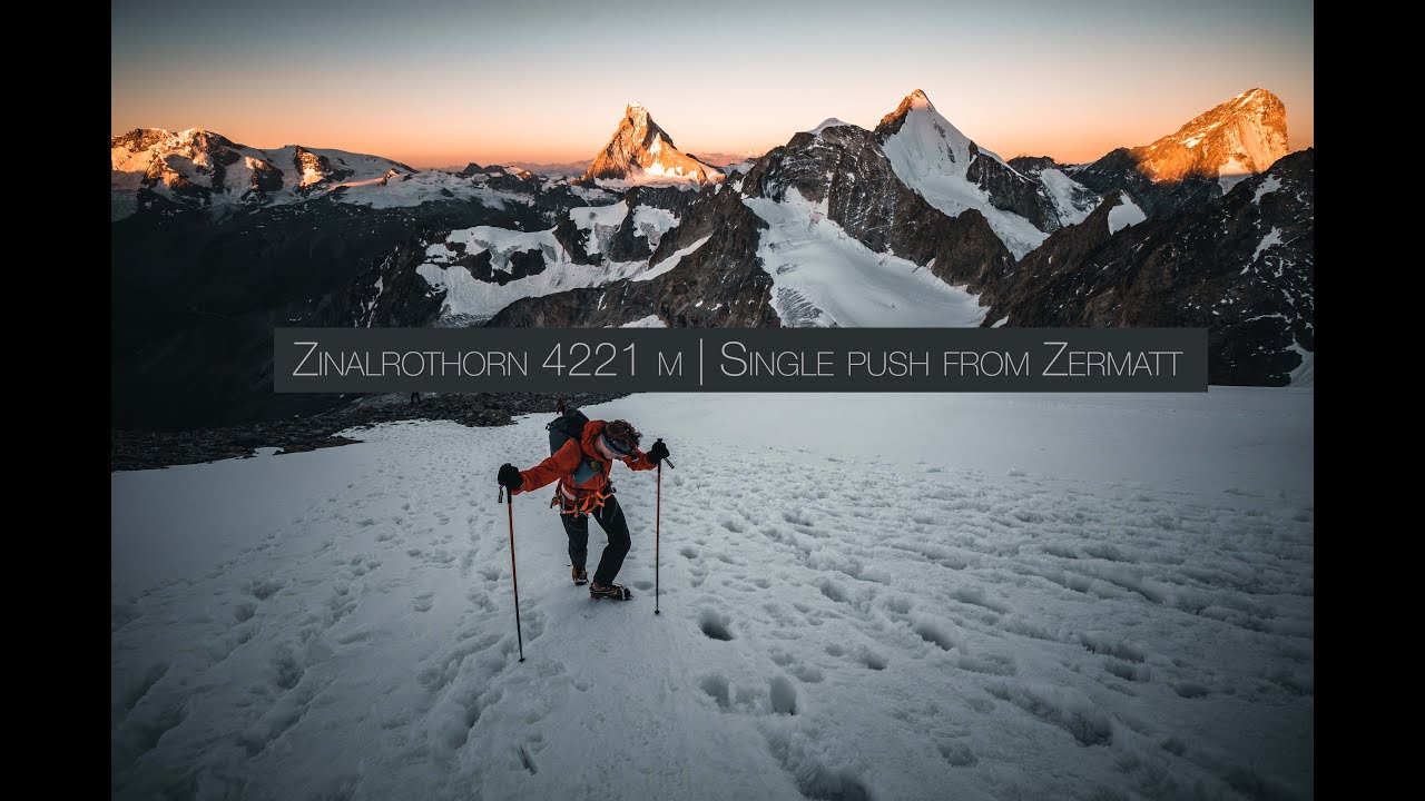 Zinalrothorn 4221 | exponierte Kletterei hoch über Zermatt (English subtitles)