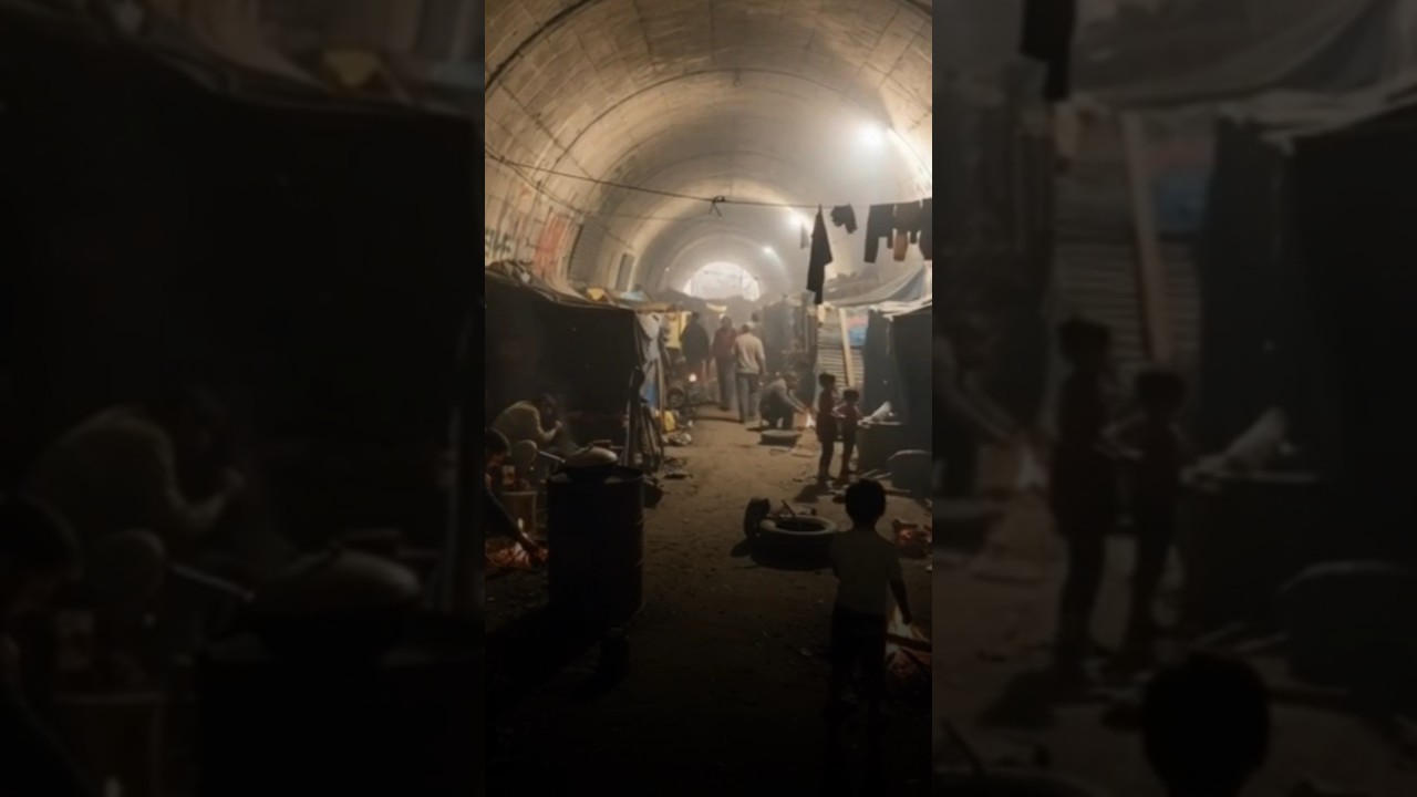 People live in a 200-mile-long tunnel.😲