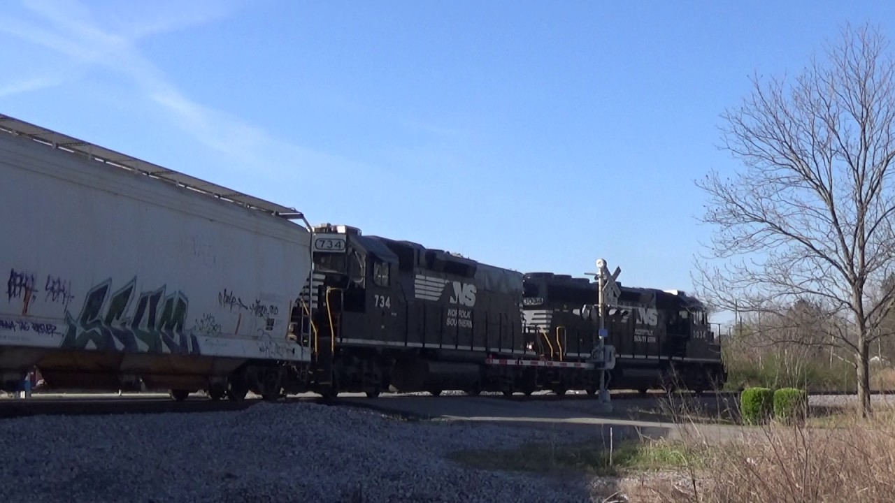 Railfanning in Chesapeake Va on 3/18/2017