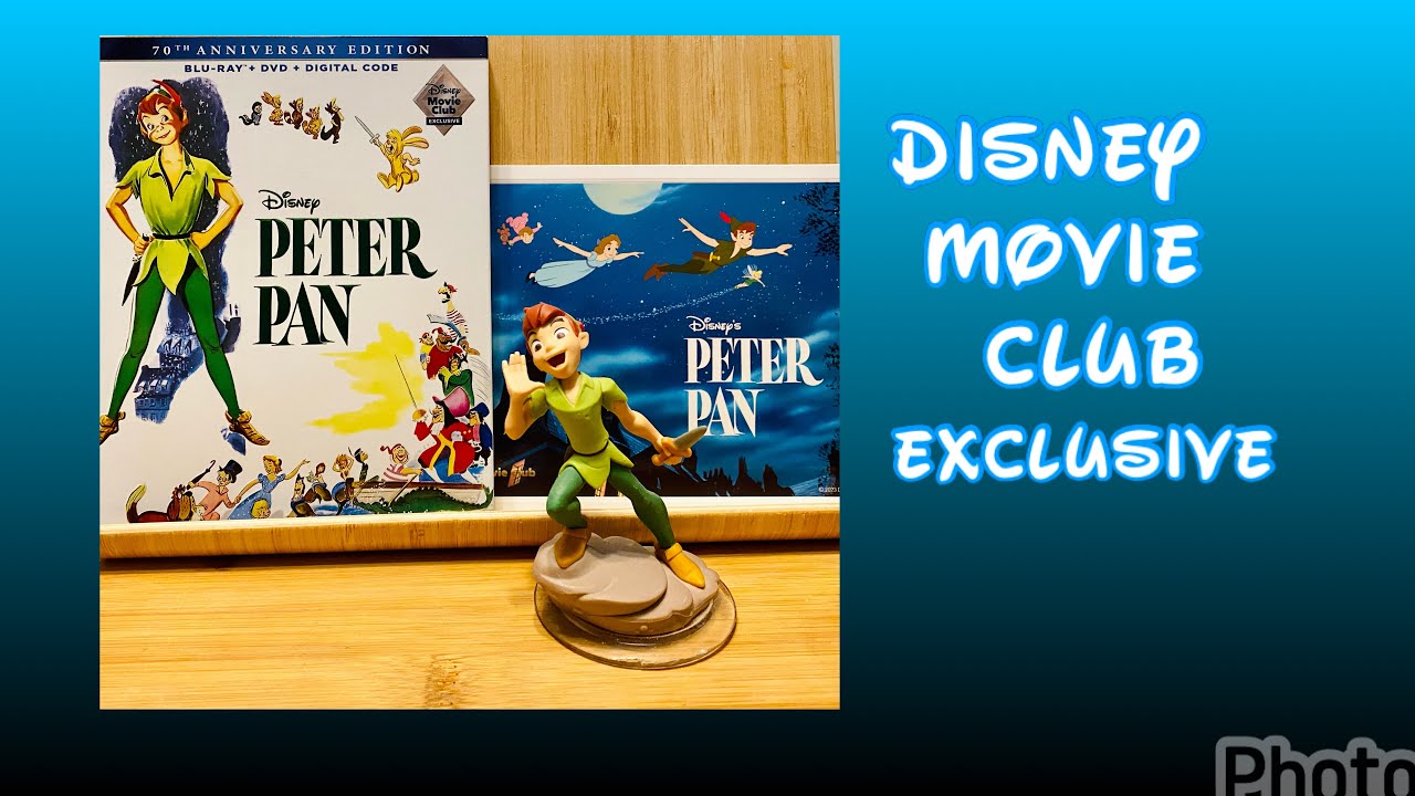 Disney Movie Club Exclusive : Peter Pan 70th Anniversary Blu-ray