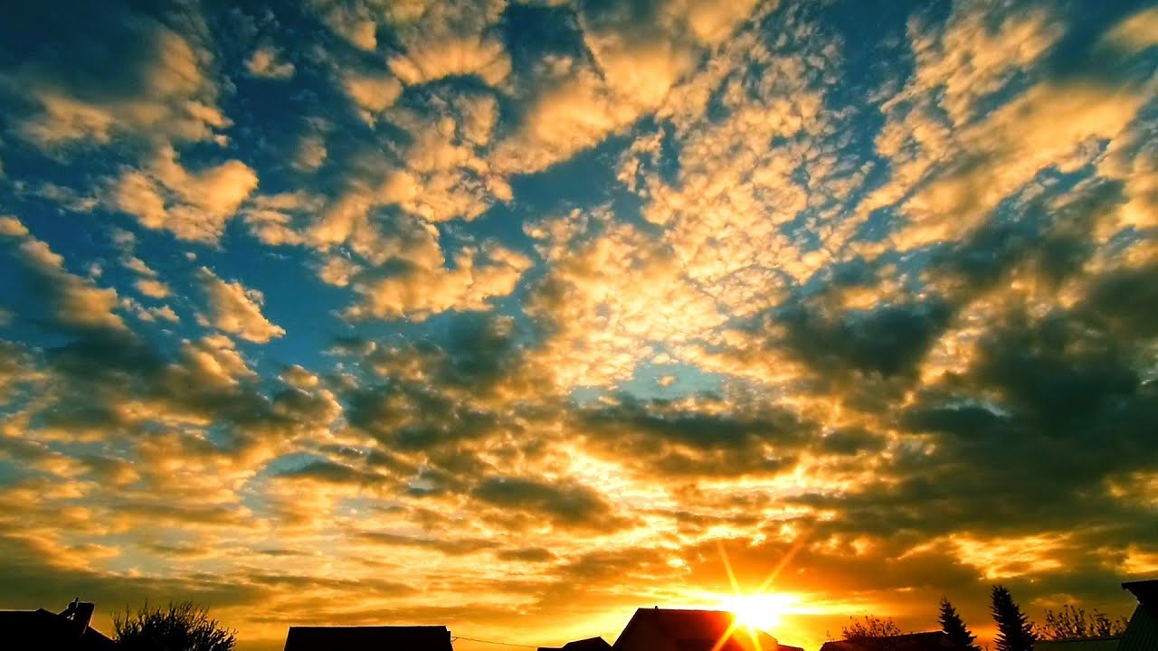👉 Free Sunset Sky Video 🌇 | Clouds Timelapse (No Copyright) Ep.24