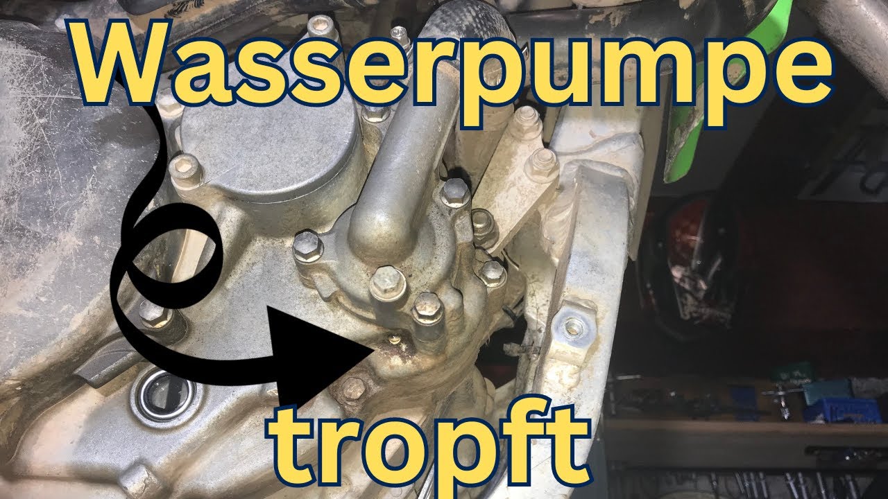 Kühlwasserverlust durch tropfende Wasserpumpe beheben. Simmering wechseln