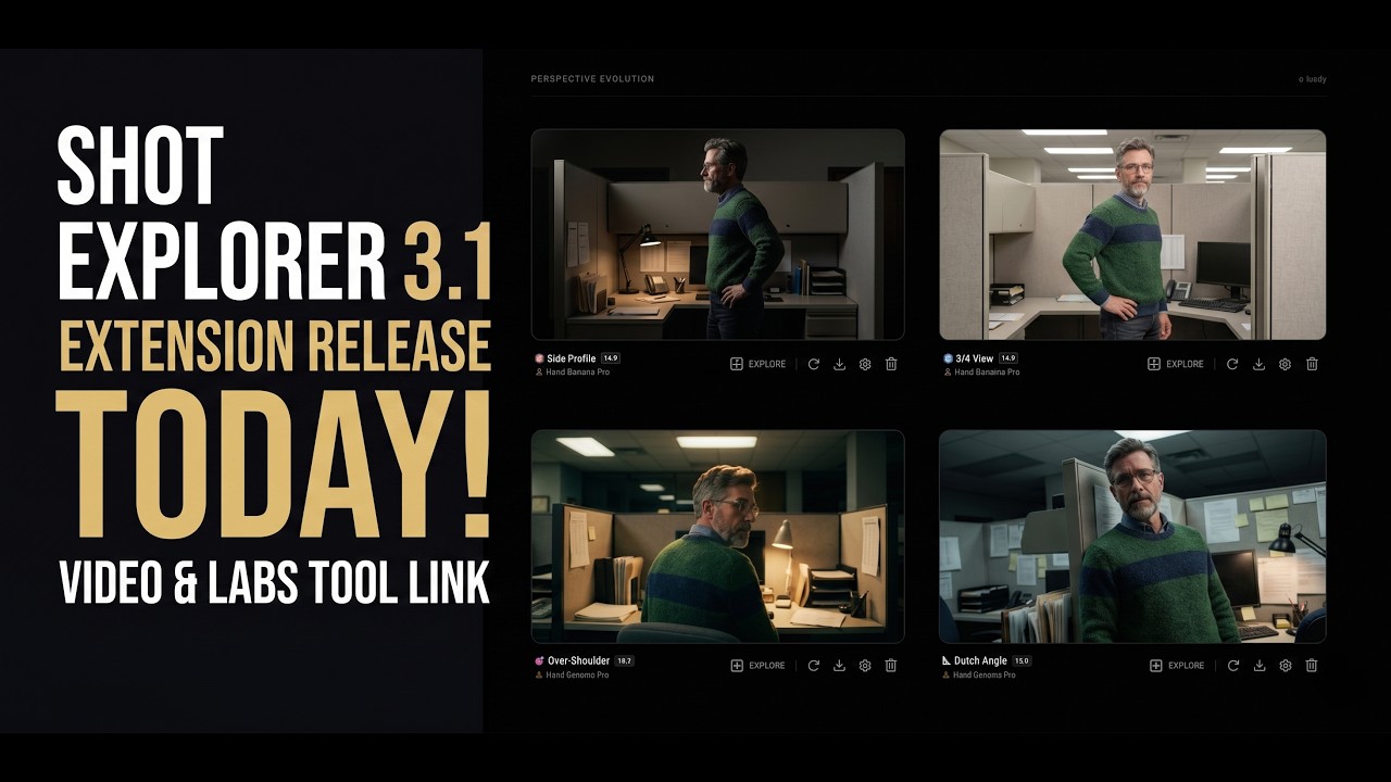 Google Flow: Shot Explorer Studio is HERE &mdash; Multi-Angle AI Shots from One Image #googleflow