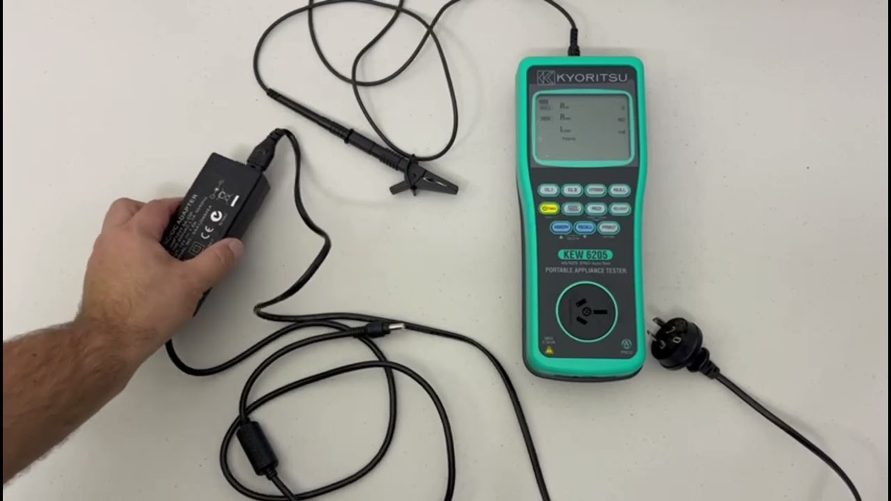 DC Power Supply Test Using Kyoritsu Portable Appliance Tester