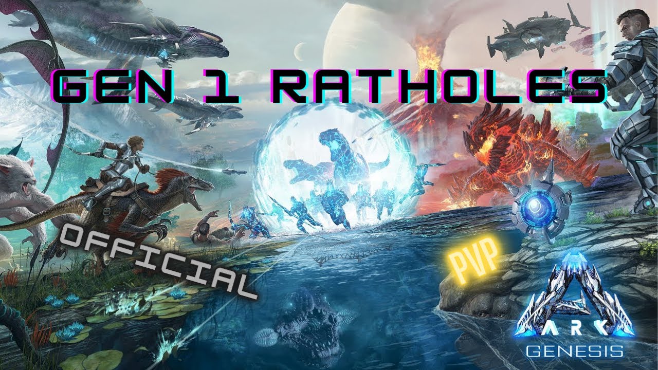 Top 7 Gen 1 Official Ratholes - Ark