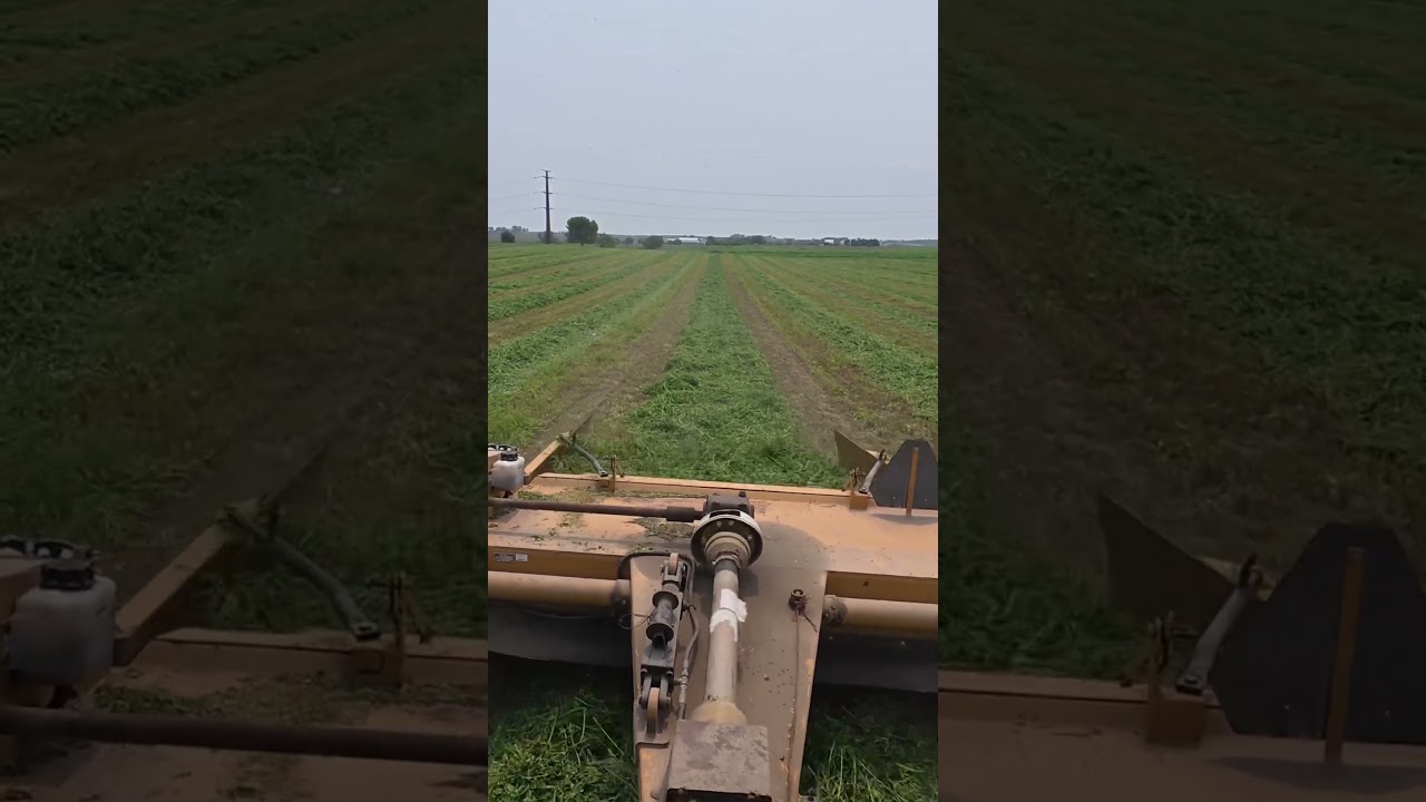 Have you seen one of  the hay conditioner ￼machines running before