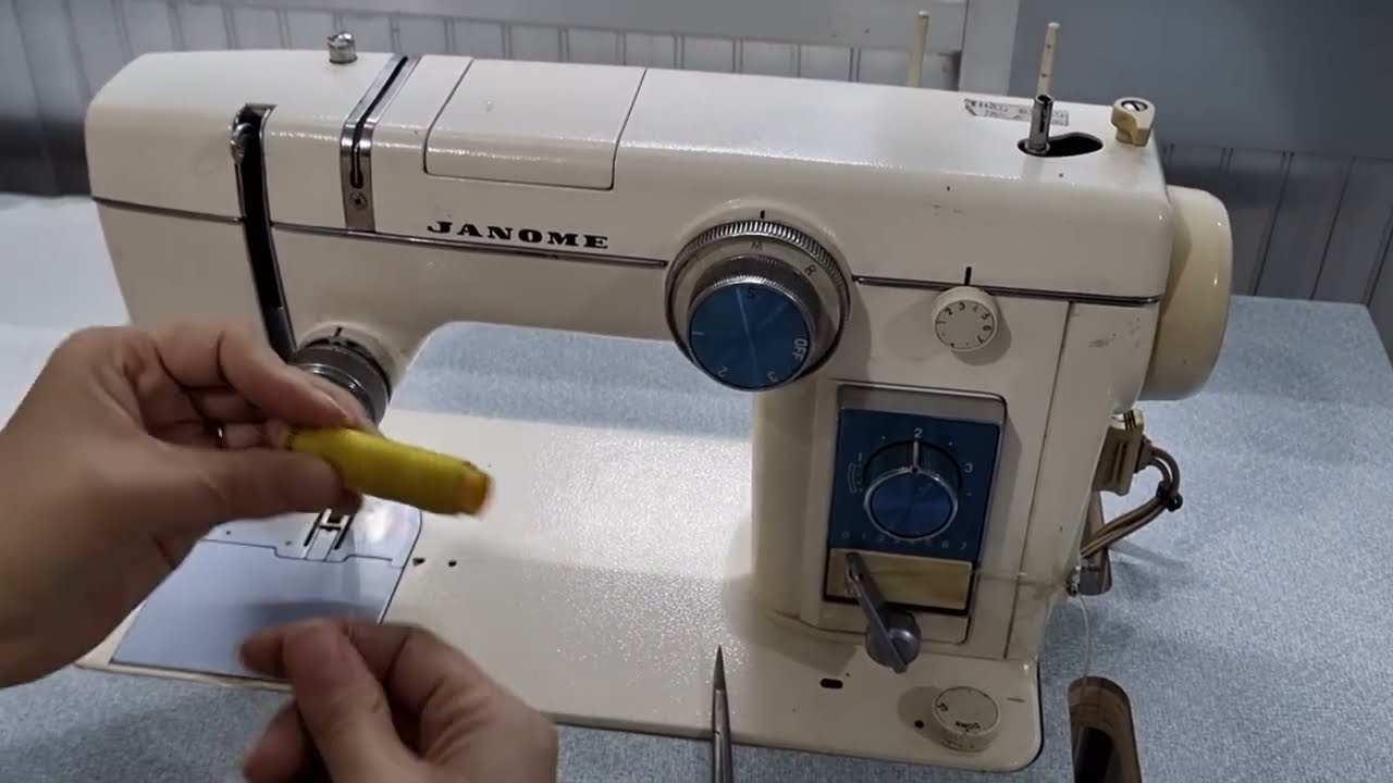 ⭕1️⃣ Hướng dẫn sử dụng máy thêu Janome 804