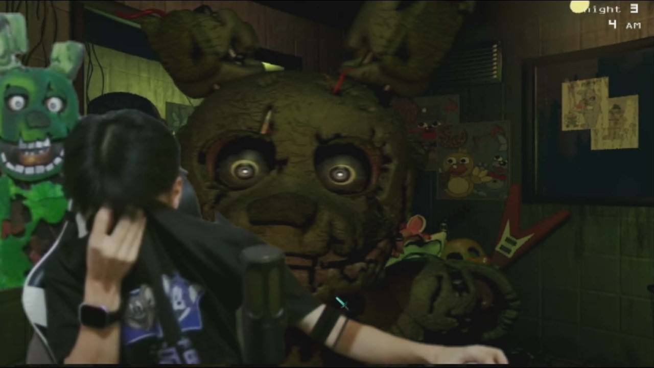 My first horror game when I was a kid (FNAF 3)