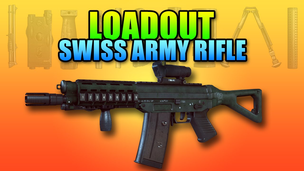 Loadout - Swiss Army Carbine SG 553 & P226 | Battlefield 4 Carbine Gameplay