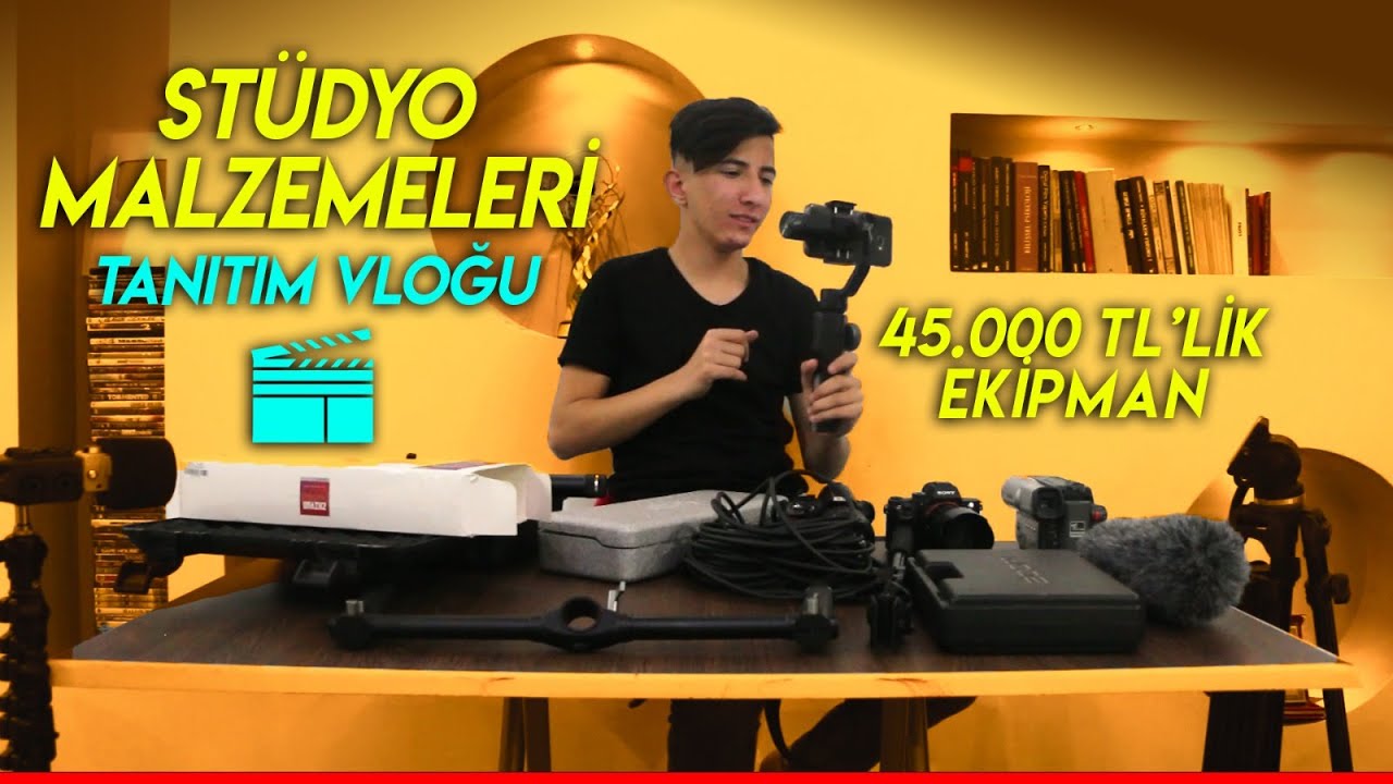 FİLM EKİPMANLARINI İNCELEDİK!! 45.000TL LİK EKİPMAN LİSTESİ