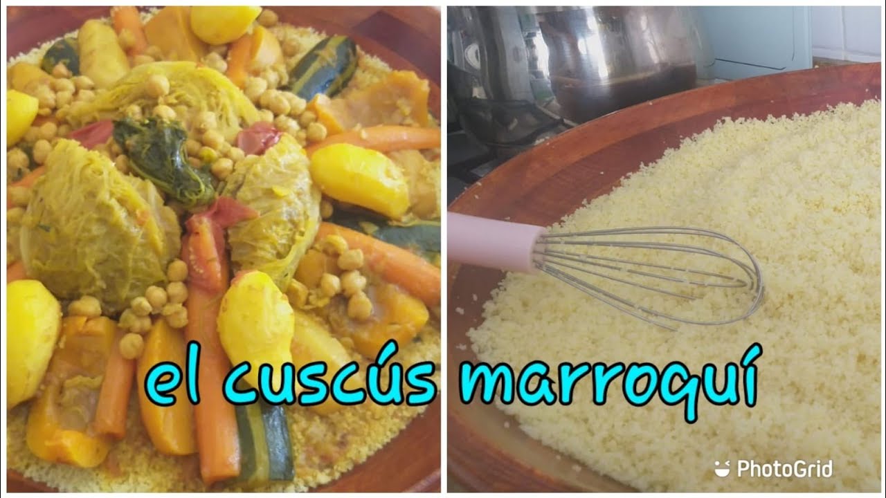 Cómo  preparar y hidratar  la sémola para el famoso cuscús marroquí