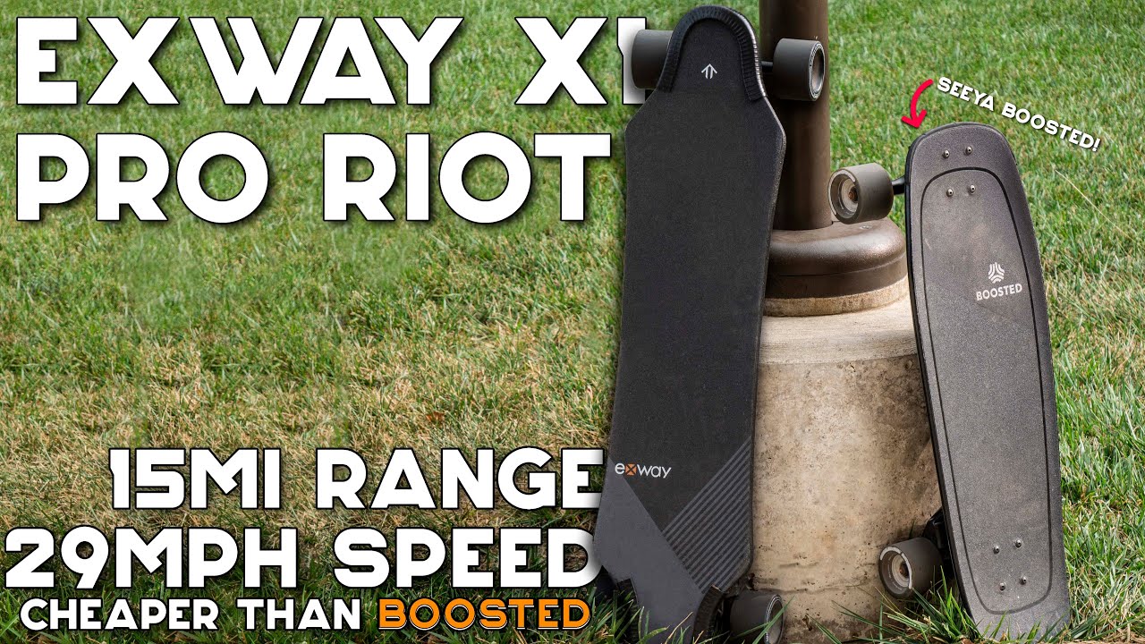 Exway X1 Pro Riot Longboard: THE Boosted Board Replacement? | Unboxing, Features, & Impressions!