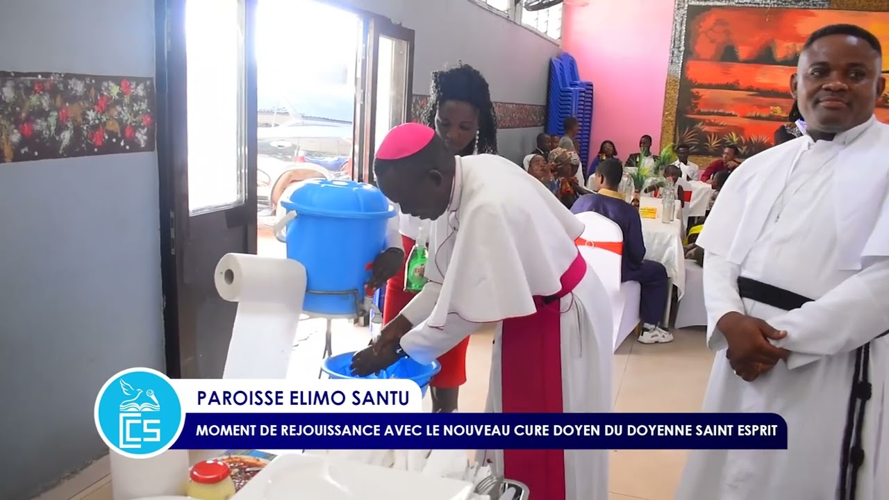 Paroisse Elimo santu: Moment de réjouissances avec le nouveau curé doyen du doyenné Saint Esprit