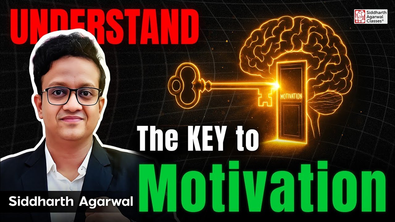 Unlock the Hidden Key to Motivation 🔑 | CA Siddharth Agarwal