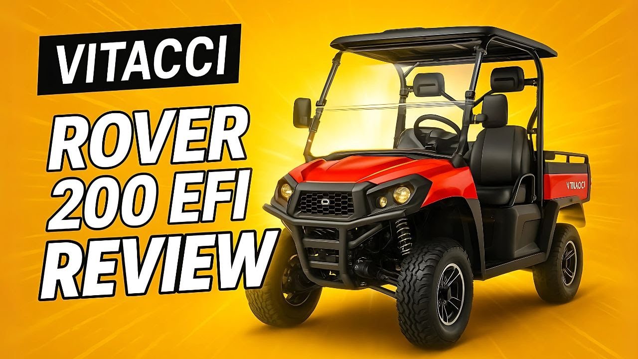 Vitacci Rover 200 EFI Golf Cart Review 2025