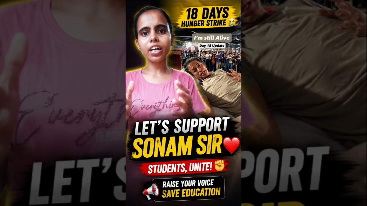 Every NEET Student Must Watch This! ❤️ | Support Sonam Wangchuk