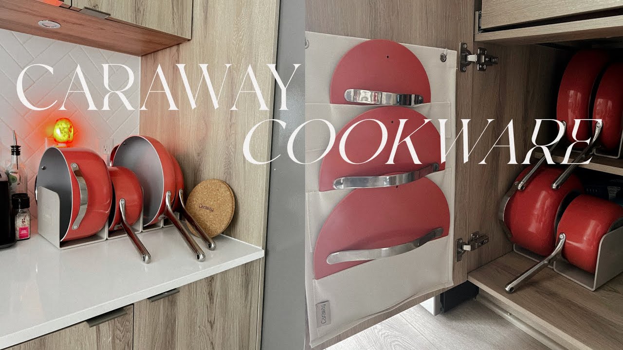 CARAWAY COOKWARE REVIEW: discount code, perracotta, features, each pot & pan closeup, honest review!