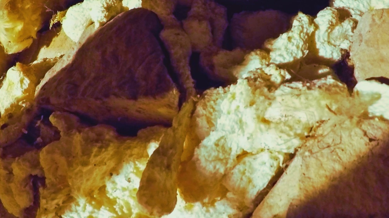 Removing Expanding Foam from a Stone Wall and Repairing It with Lime