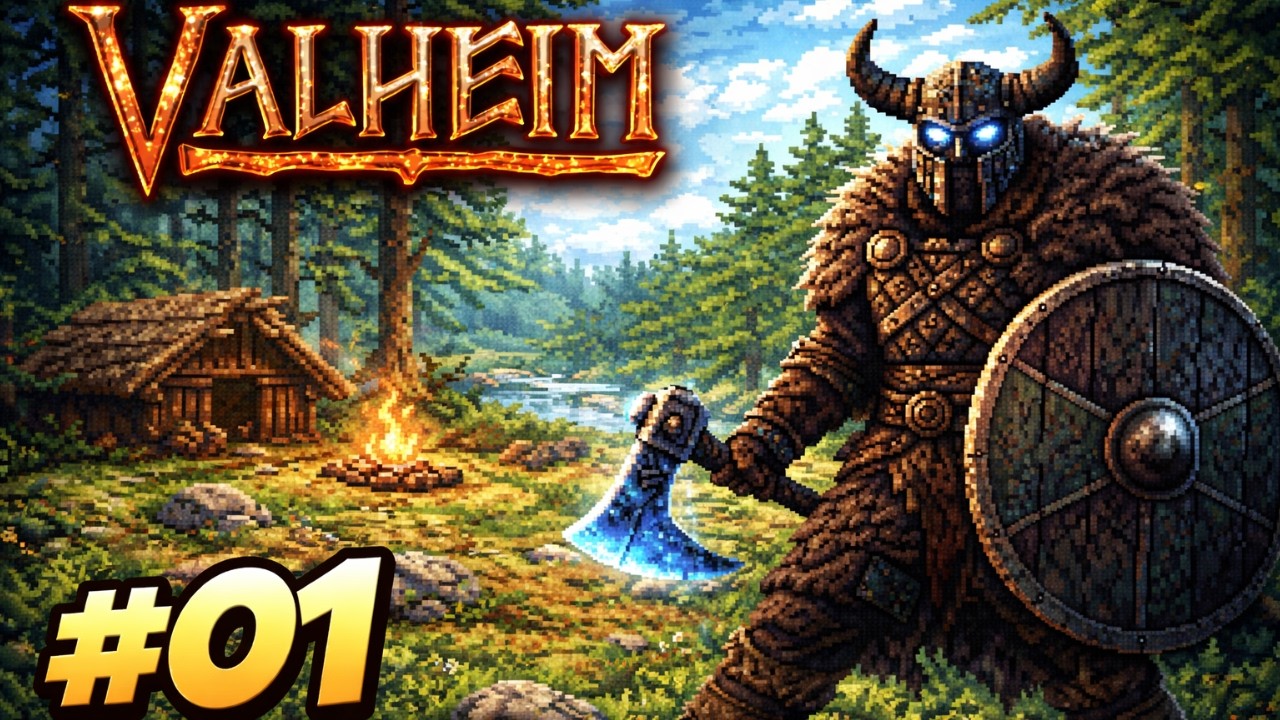 SOBREVIVENDO AO VALHEIM: A Jornada Começa! #01
