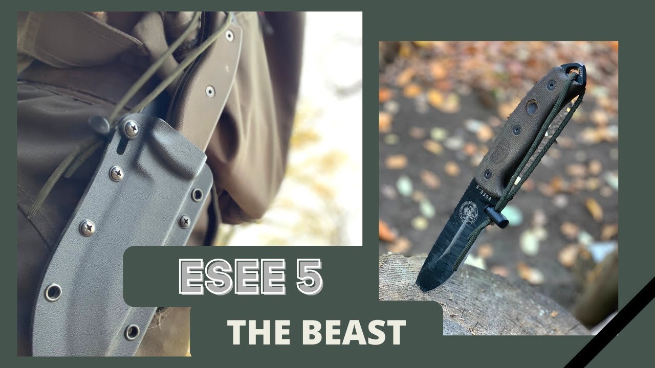 Esee 5 - Test complet du couteau et historique de la marque