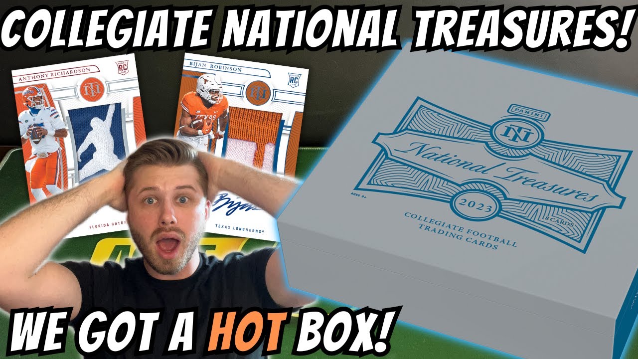 INSANE HOT BOX! 2023 Panini National Treasures Collegiate Football!