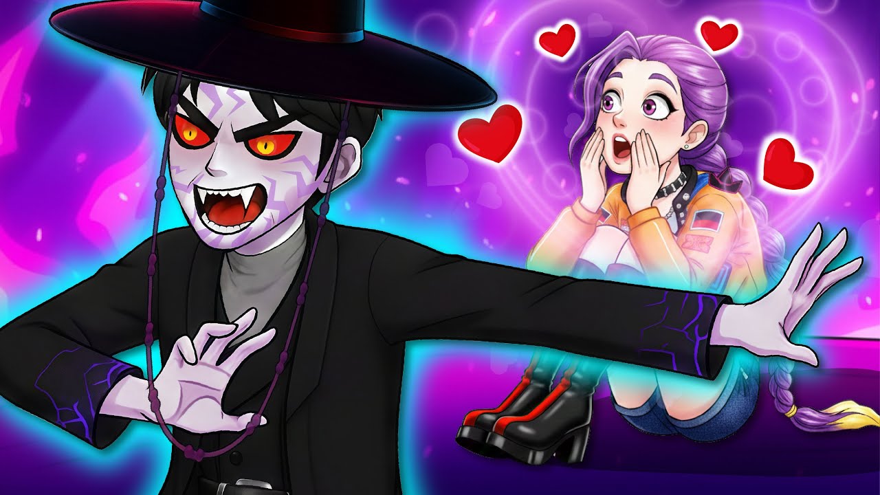 Rumi Huntrix and Jinu Demon - kpop demon hunters - Popular paper Sora Games