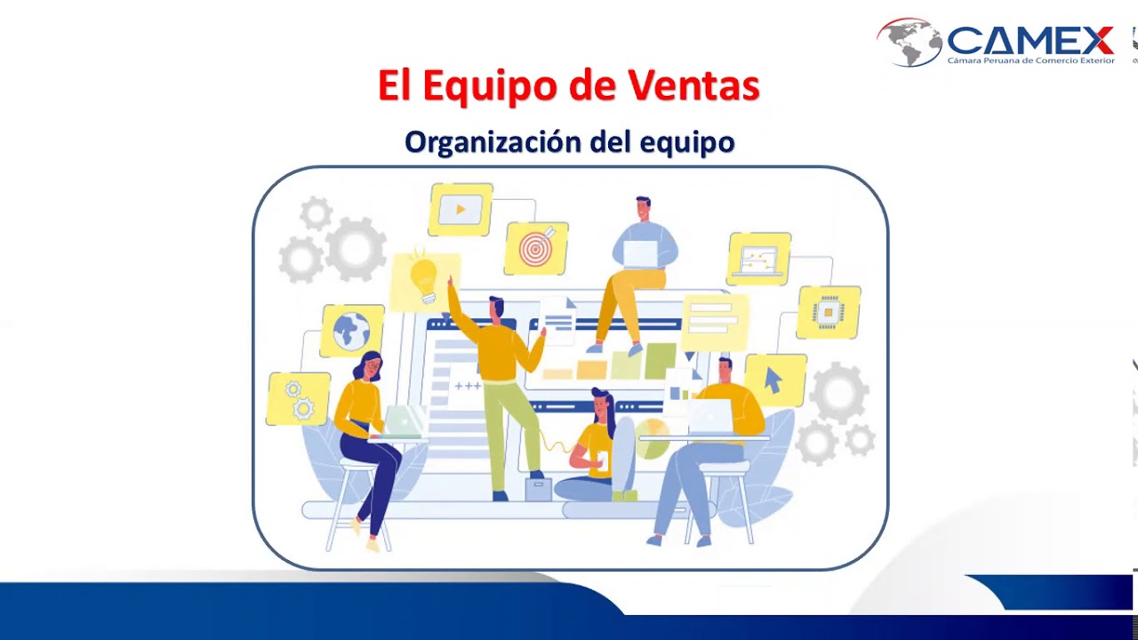 El equipo de ventas y estrattegias. 09/02