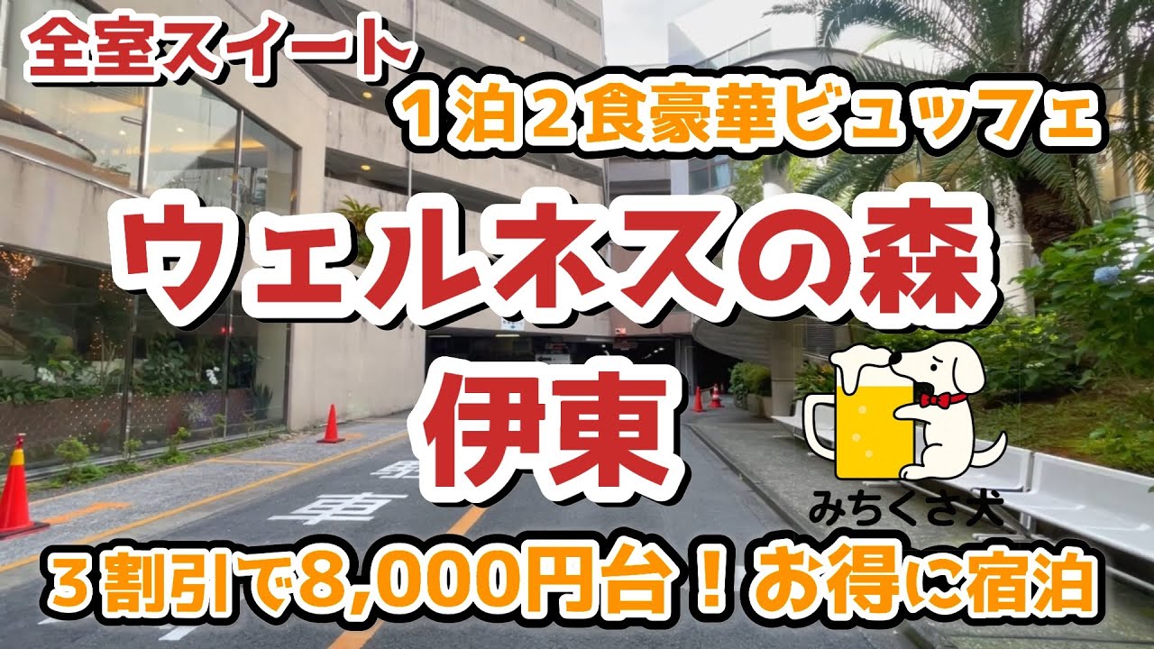 【お得に豪華なお料理にフリードリンク、温泉で至福のひと時が過ごせるお宿】ウェルネスの森　伊東