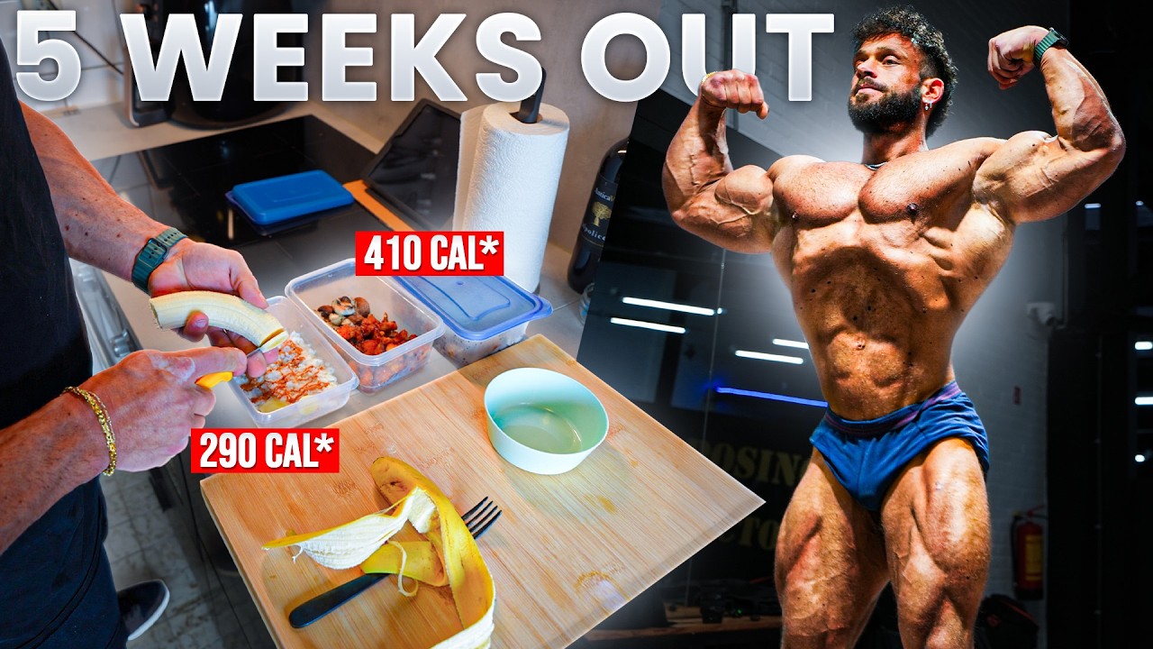 DIT is er ANDERS dan de VORIGE PREP - FULL DAY of EATING op 5 WEEKS OUT