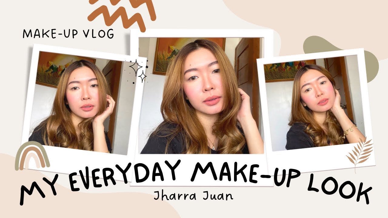 My Everday Make Up Look Everytime i go outside the house (no foundation) + how i curl my hair