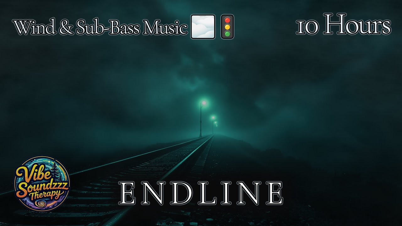 E N D L I N E | Wind & Sub-Bass Ambient Music for Sleep & Reflection [4K | 10 Hours]