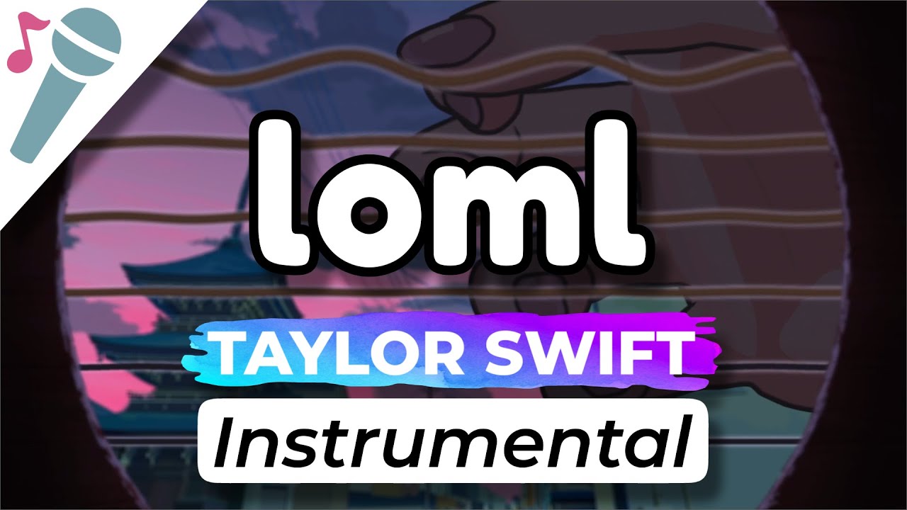 Taylor Swift - loml - Karaoke Instrumental (Acoustic)