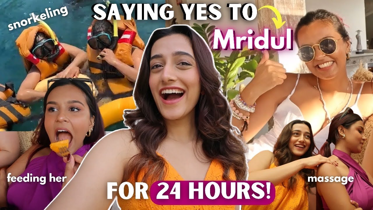 Saying YES to Mridul for 24 Hours! She Controlled my day 🥲 | Aashi Adani