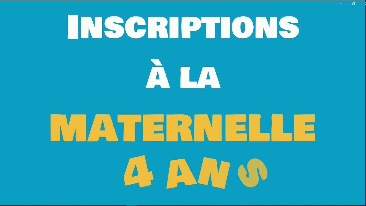Maternelle 4 ans _ 2024-2025