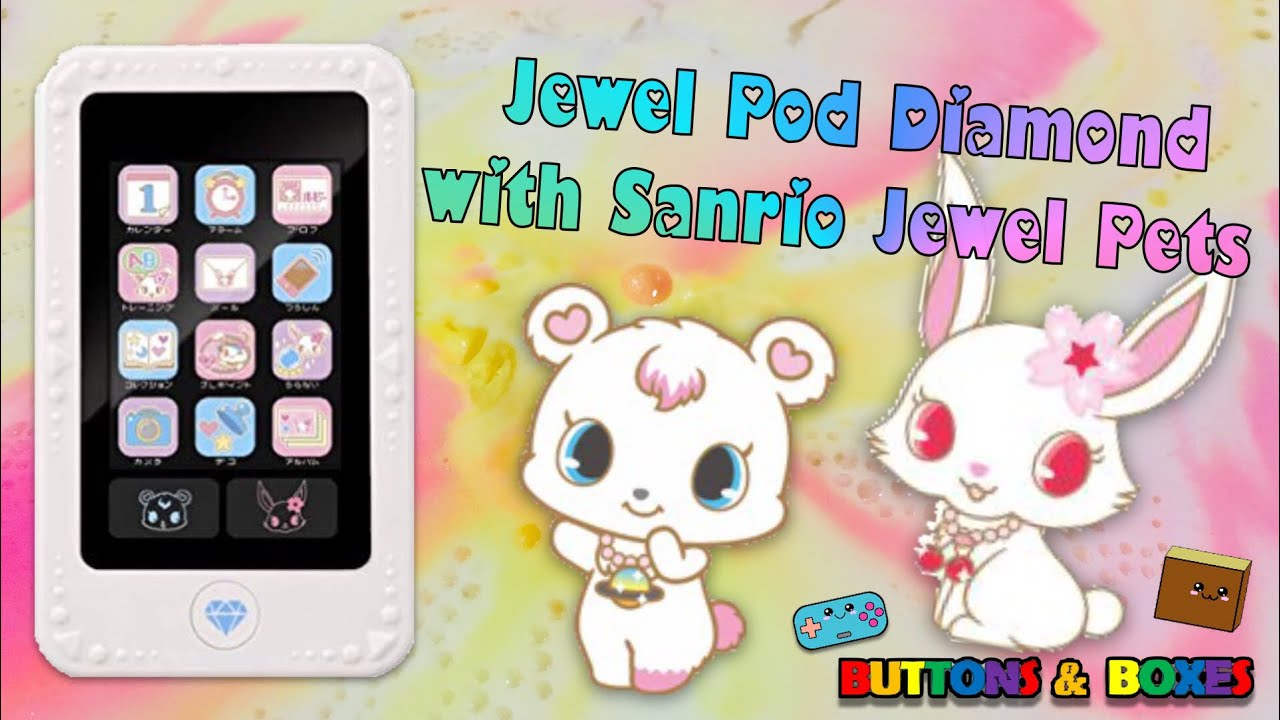 Jewel Pod Diamond unboxing from Sega Toys with cute Sanrio Jewel Pets