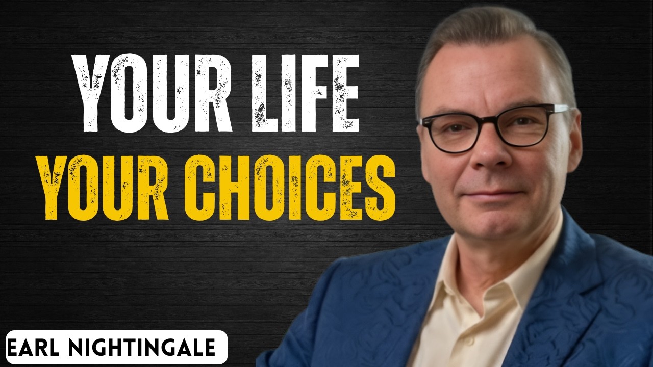 Life is a Reflection of Your Own Choices   Earl Nightingale Motivation 1080p caption