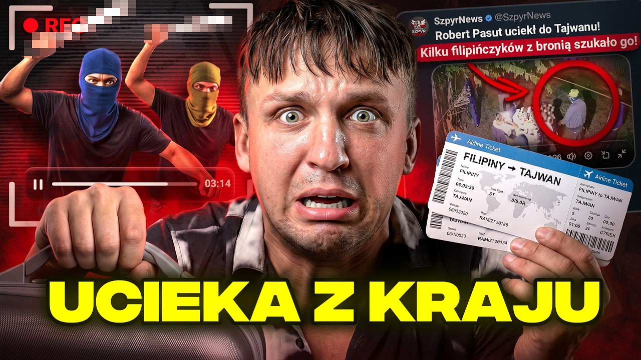 ZAMASKOWANI NAPASTNICY Z BRONIĄ ZAATAKOWALI ROBERTA PASUTA!
