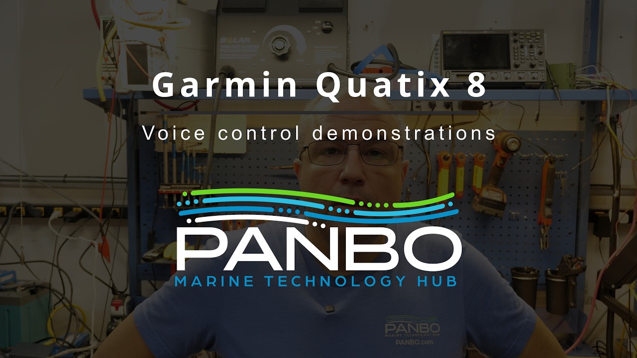 Garmin Quatix 8 MFD voice control demo