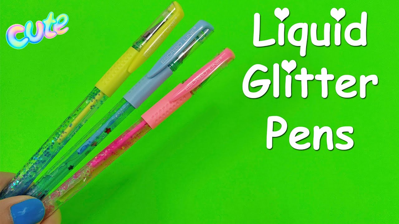 😊 How to Make GLITTER LAVA PEN | DIY Cute School Supplies Make at Home
