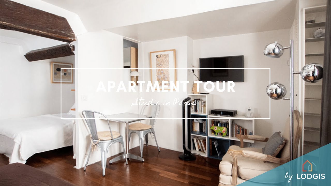 Apartment Tour // Furnished  25m2 in Paris – Ref : 1051986