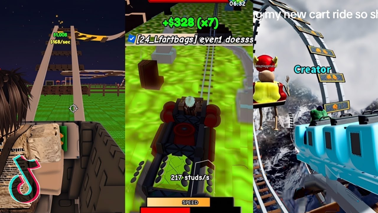 Roblox Cart Ride TikTok Compilation - Try Not To Laugh!😂#23