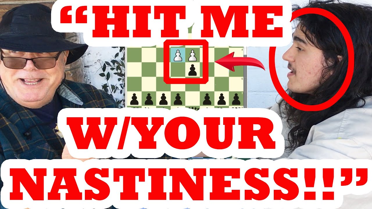 New Hustler Plays Blackmar-Diemer Gambit On Trash Talker! Mega Mullet Mike vs The Great Carlini