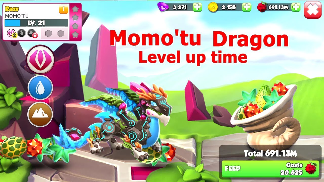 Time to Level up Momotu Dragon-Dragon Mania Legends | Cat Eel Solo event | DML